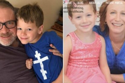 James va vestido de niño con papá y juega a cosas de niño con él, pero con mamá va de niña, quien exige que en el colegio lo traten como niña