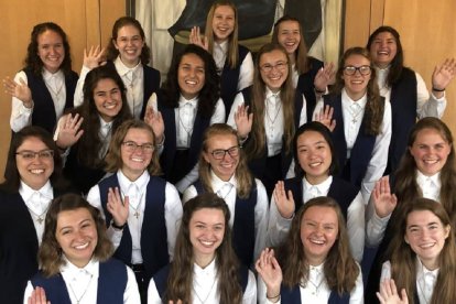 Estas son las 18 postulantes que han ingresado en el convento de las Dominicas María Madre de la Eucaristía de Michigan