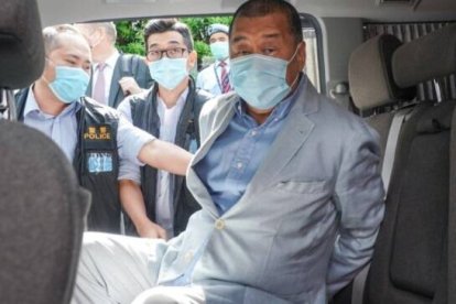 Jimmy Lai, activista católico prodemocracia detenido por las autoridades en Hong Kong