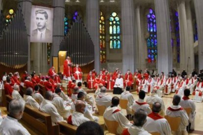 Ceremonia de beatificación en Barcelona del mártir Joan Roig, asesinado con 19 años, apasionado de la Doctrina Social de la Iglesia