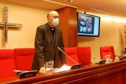 El cardenal Omella al inaugurar la asamblea plenaria de obispos de noviembre 2020