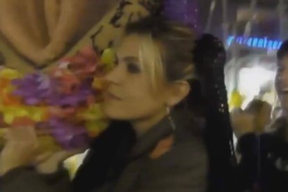 Elisa Mandillo, organizadora de la "procesión" anticristiana ha sido condenada por ofender los sentimientos religiosos.