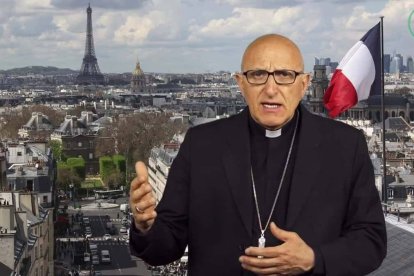 El obispo de Toulon, monseñor Rey, se ha mostrado especialmente duro con la decisión del Gobierno / Imagen Youtube