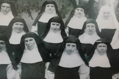 Comunidad de monjas jerónimas del convento de San Pablo en Toledo, uno de los que fueron profanados en 1936.