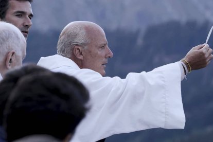 José Pedro Manglano en uno de los fotogramas del documental Vivo sobre Hakuna