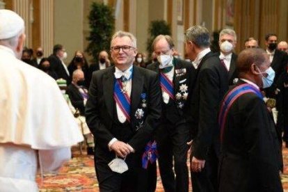 El Papa Francisco recibió al cuerpo diplomático el 8 de febrero de 2021 y repasó los problemas del mundo con ellos - pandemia, libertad religiosa, derecho a vivir