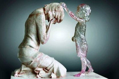 «Memorial para los niños no nacidos», obra de 2010 del escultor checo Martin Hudacek.