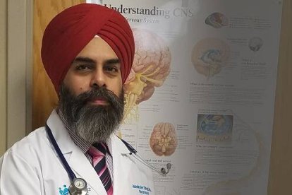 Un médico sij, con turbante... según el TJUE, si su empresa decreta neutralidad en el vestir, se deben impedir turbantes, pero también signos pequeños, como crucecitas