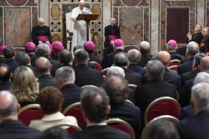 El Papa Francisco, en un discurso pasado a los trabajadores de la justicia vaticana