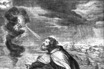 El Profeta San Elías ve la nubecilla.