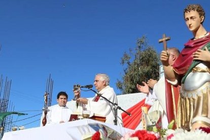 Devotos de San Expedito en 2017 en san Juan, Argentina... los emigrantes italianos llevaron allí esta devoción