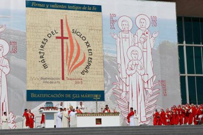 Ceremonia de beatificación de 522 mártires españoles durante la persecución de 1931 a 1939