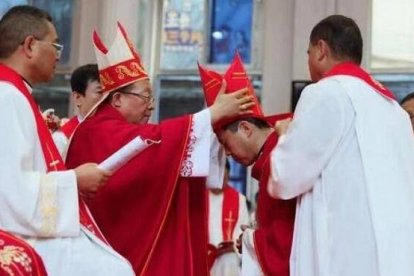 Ordenación episcopal de Mons. Anthony Li Hui en China
