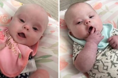 La tiktoker Savannah Combs recibe feliz a sus dos hijas con síndrome de Down, a las que preservó de pruebas de predicción de su patología por riesgo de aborto.