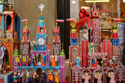 Los belenes tradicionales de Cracovia son uno de los elementos más llamativos de la Navidad en Polonia