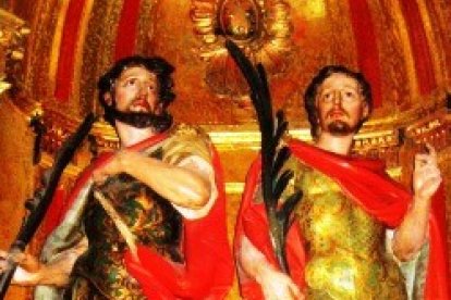 Imágenes veneradas en Bilbao.