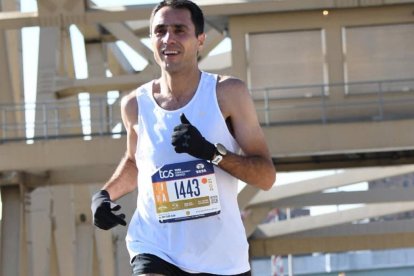 Este ha sido el cuarto maratón que ha corrido el padre Dueñas, actualmente vicerrector del Seminario Redemptoris Mater de Newark (EEUU) / Fotos: Jersey Catholic