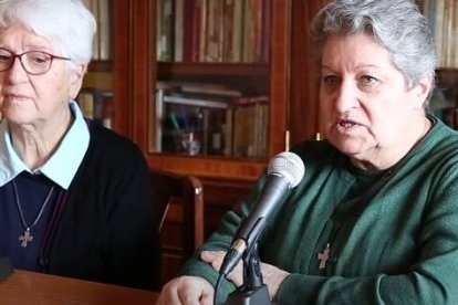 Antonia Estrada y María Mayo,  misioneras dominicas en Ucrania, ahora intentarán ayudar desde España, hasta que puedan volver a Kíev