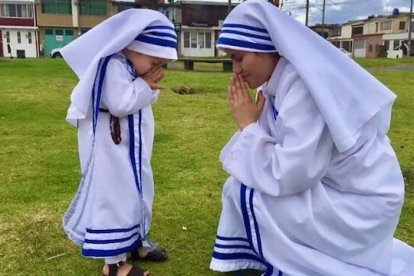Celebración de Holywins en el  Santuario de la Divina Misericordia de Bogotá (Colombia). Foto: Ana Bolívar / ACI Prensa.