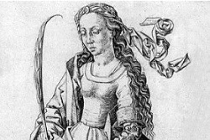 Santa Dorotea de Alejandría.