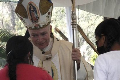 El cardenal Aguiar en el inicio del Jubileo de San Juan Diego, el 9 de diciembre de 2021 - foto A.Márquez