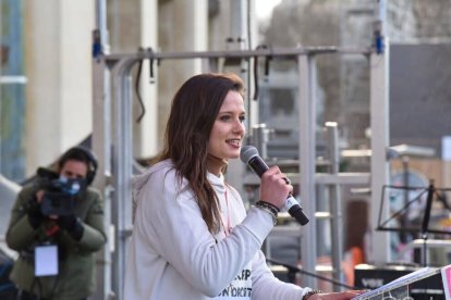 Aliette Espieux, a sus 21 años es ya un referente en el movimiento provida francés.