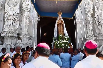 Peregrinación sacerdotal a la Basílica de Nuestra Señora de Ocotlán, en enero de 2020.