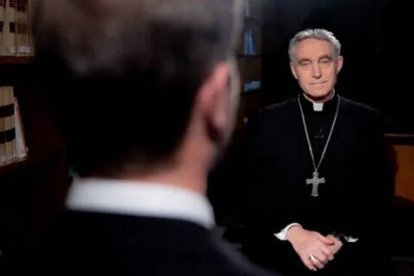 El arzobispo Georg Gaenswain, que vive con Benedicto XVI, explica cómo él ha colaborado con la investigación de Múnich - foto Daniel Ibáñez CNA