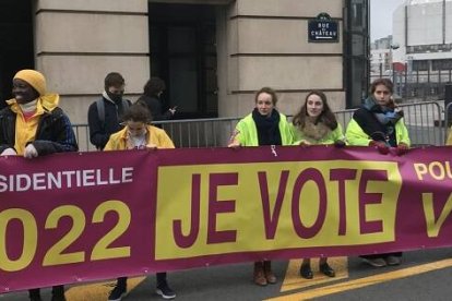 Marcha por la Vida 2022 en Francia, año de elecciones presidenciales