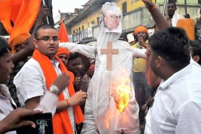 La nueva victoria del partido nacionalista hindú BJP en el estado más poblado de la India podría suponer "la masacre" de los cristianos en Uttar Pradesh.
