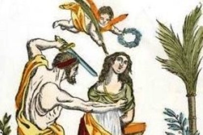 Martirio de Santa Victoria.