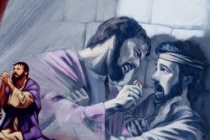 Al salir de allí... le decía: Paga lo que debes.