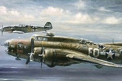 Franz Stigler se encontró con el piloto del bombardero norteamericano en 1990.