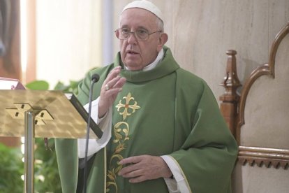 El Papa Francisco aprovechó sus homilías en la Casa Santa Marta para predicar acerca del peligro de Satanás.