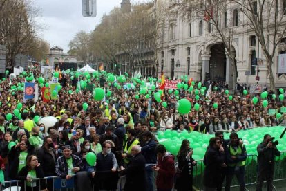 La Marcha por la Vida ha sido convocada por más de 150 asociaciones