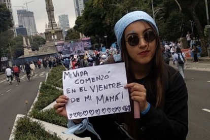 La marcha estuvo organizada por varias asociaciones provida del país y apoyada por la Iglesia mexicana.