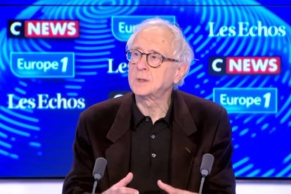 Pierre Manent, durante una entrevista del 25 de diciembre en Europe 1 CNews para comentar su libro 'Pascal y la propuesta cristiana'.