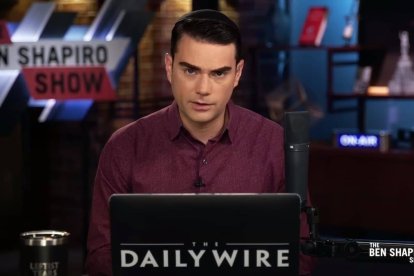 Ben Shapiro, en una reciente intervención en su canal 'The Daily Wire'.