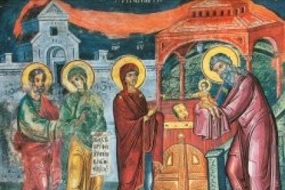 Presentación de Jesús en el templo.