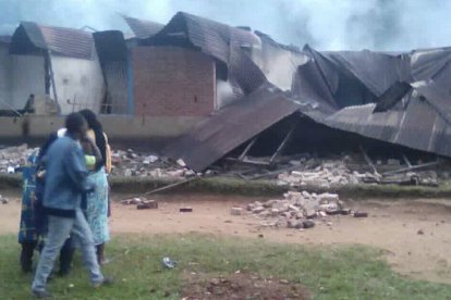 La religiosa Marie-Sylvie Kavuke se encontraba en el centro, trabajando como médico, cuando llegaron los terroristas.