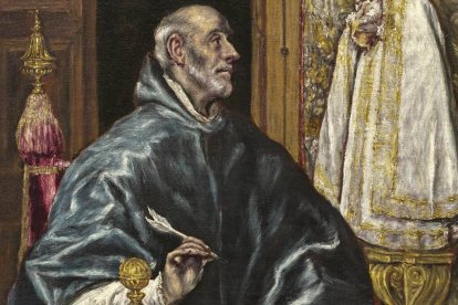 San Ildefonso, en una pintura realizada por El Greco