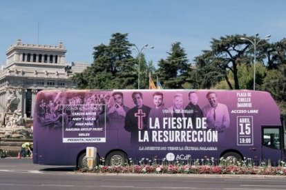La Plaza Cibeles de Madrid puede quedar desbordada este sábado con la Fiesta de la Resurrección