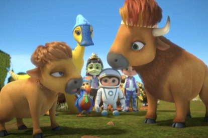 En el octavo episodio de la quinta temporada de 'Ridley Jones, la guardiana del museo', una abuela bisonte habla con su nieto "no binario". Está recomendada desde los cero años.