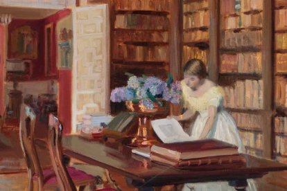 La formación es una parte esencial de lo que podemos hacer hoy por la Iglesia, como forma de detectar errores y falacias utilizados contra la fe. Imagen: 'Interior' (1929, detalle), óleo de José Martí Garcés de Marcilla. Museo del Prado.