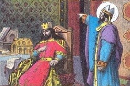 San Agobard ante Thierry III.