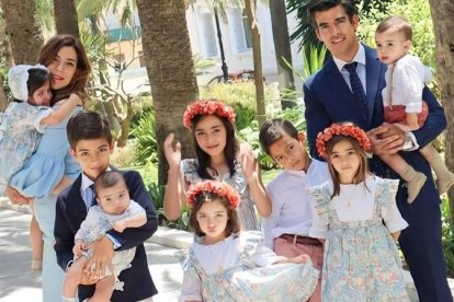 Blanca y Juan, un joven matrimonio malagueño, esperan ya su noveno hijo / Diócesis de Málaga