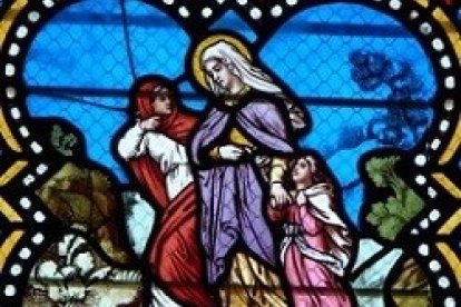 Santas Pazanne, Macrina y Columba.