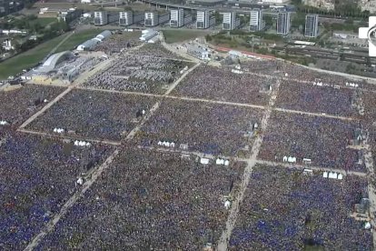 Entre un millón y medio de personas en la JMJ, Dios también se dejó sentir con un milagro sobre una de ellas.