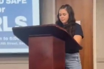 La atleta aseguró que las niñas no podrían tener los mismos sueños que ella tenía a su edad. Al menos, "mientras a los hombres se les permita competir en deportes femeninos".