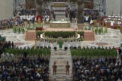"El gran 'capital' que ha sido puesto en nuestras manos es el amor del Señor, fundamento de nuestra vida y fuerza de nuestro camino", dijo el Papa Francisco en su homilía.